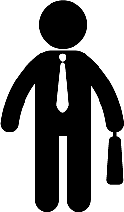 Businessman - Free Material - Pictogram - Employment Icon Png (640x480), Png Download