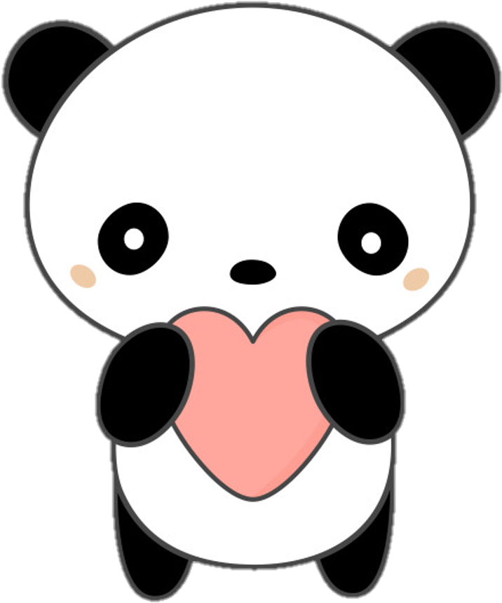 Sticker Kawaii Cutepanda Pandita - Panda Sticker (1024x1024), Png Download