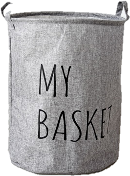 Gray Laundry Basket - Gunny Sack (764x510), Png Download