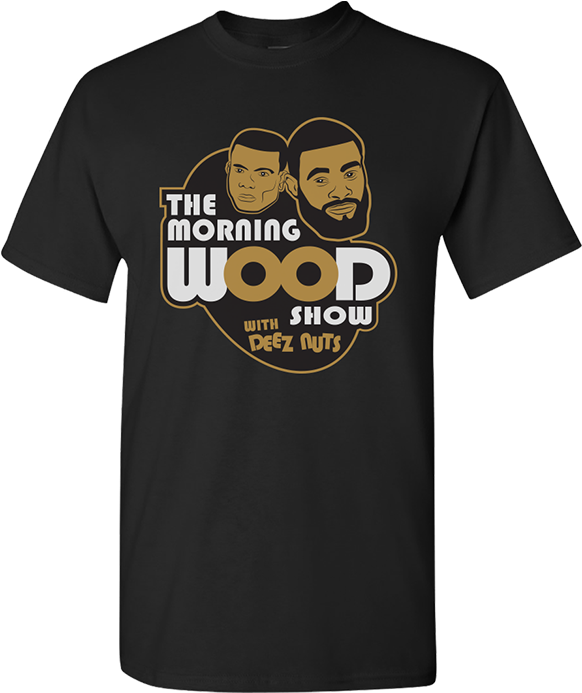 The Morning Wood Show // Logo Tee - Mens Graphic T Shirts (609x909), Png Download