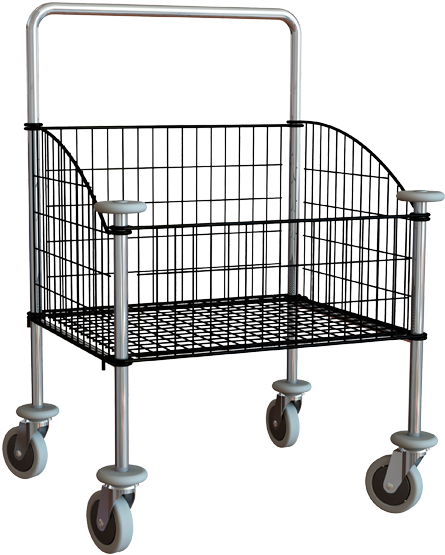 Laundry Basket Tp - Shopping Cart (600x600), Png Download