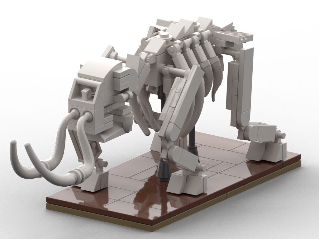 Fossil Mammoth Copy5 - Mecha (1024x768), Png Download