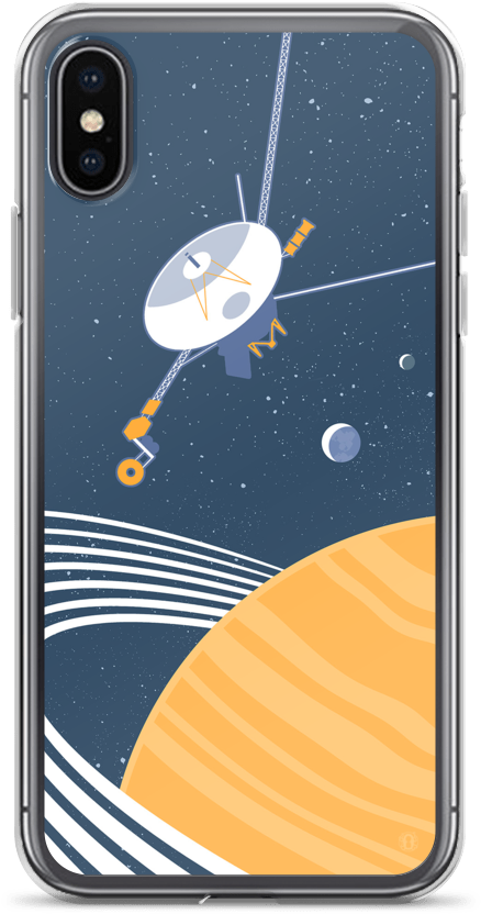 Voyager Case For Iphone By Oktopolis To Celebrate Nasa - Satellite (1000x1000), Png Download