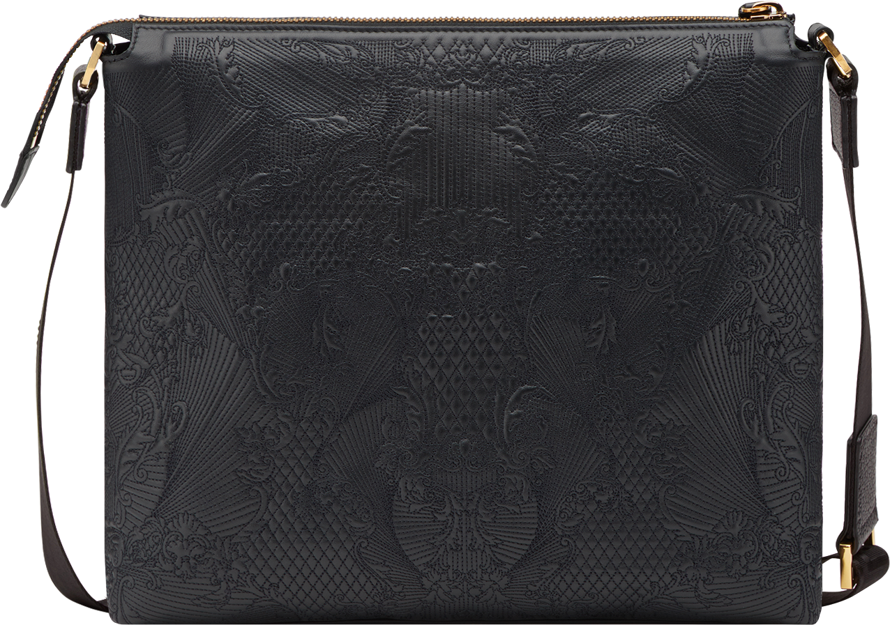 Harlequin Calf Leather Crossbody Bag - Wristlet (1425x2000), Png Download