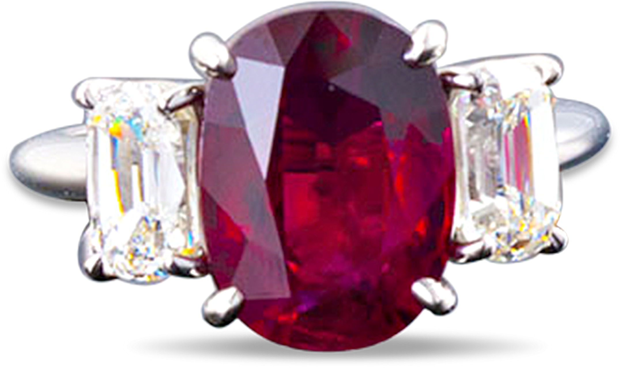 Mozambique Ruby And Diamond Ring, (2500x2000), Png Download
