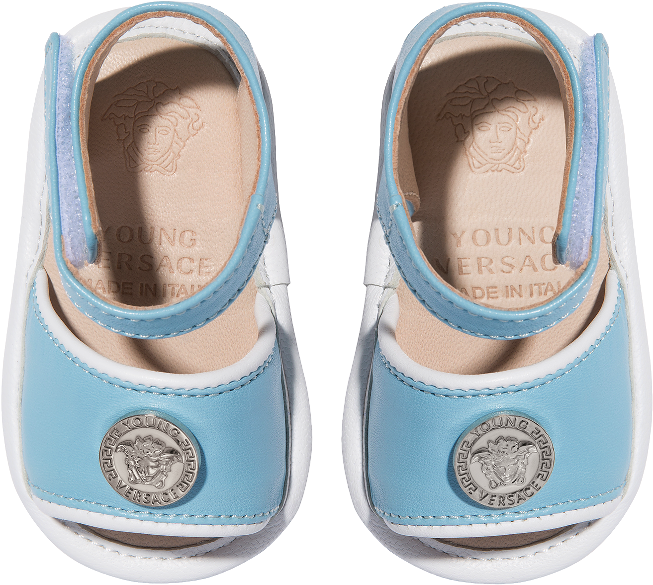 Leather Sandals With Medusa Coin - Ballet Flat (1425x2000), Png Download