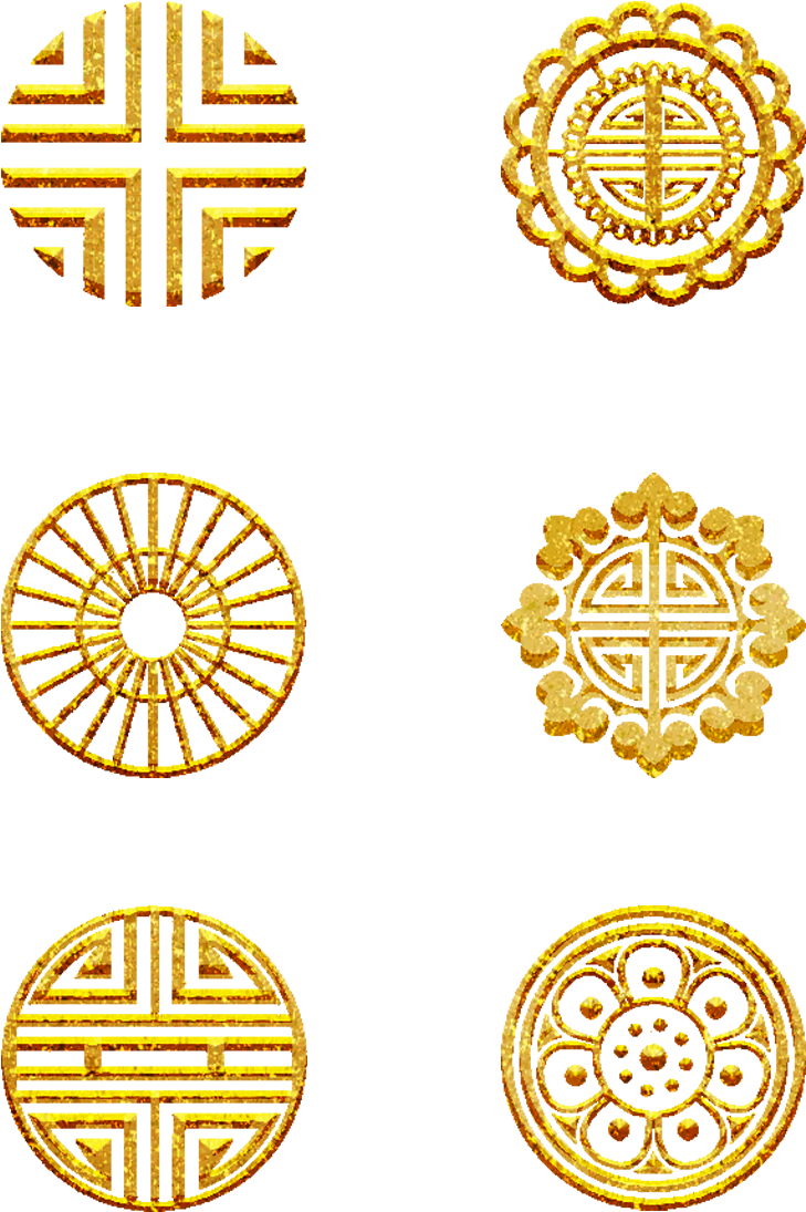 Classical China Texture Element Png And Psd - Circle (1024x1369), Png Download