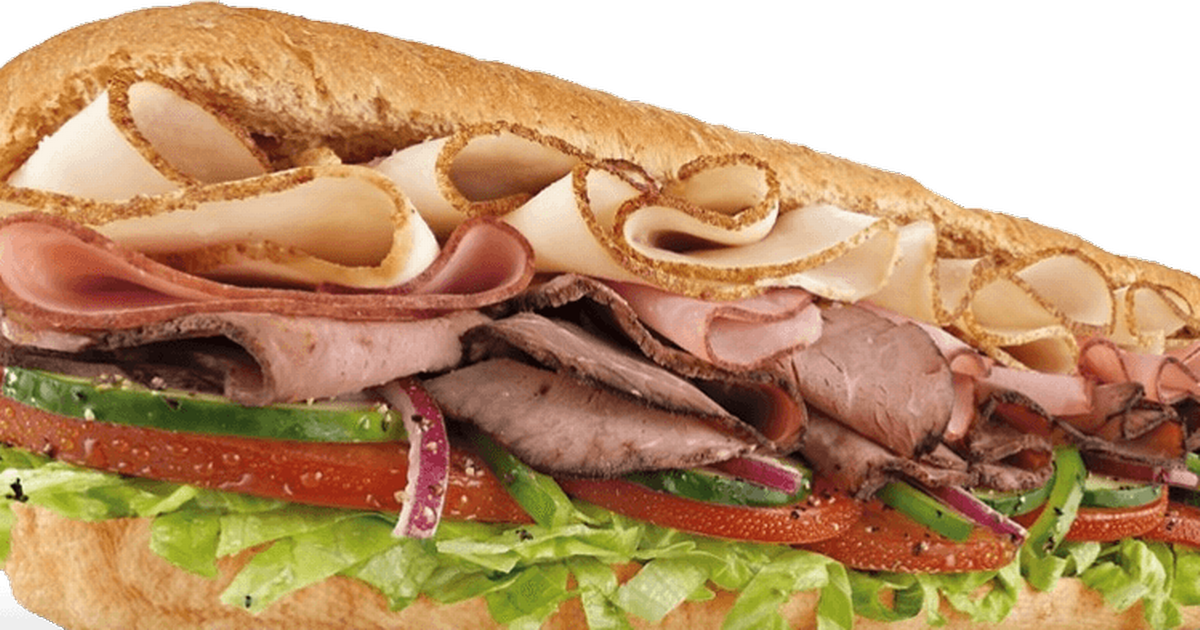 How To Get Your Free Sandwich From Subway This Valentine's - Subway Sandwiches Transparent (1200x630), Png Download