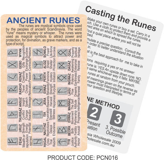 Runes - Brochure (600x600), Png Download