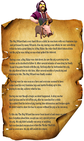 The Hog Wizard By - Editable Old Scroll Template (627x599), Png Download