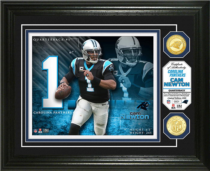 Cam Newton 13" X 16" Limited Edition - Picture Frame (800x800), Png Download