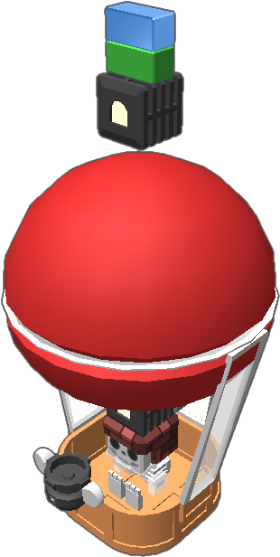 Balloon Is A Flying Troop Is From Clash Of Clans And - Six-man Football (768x768), Png Download