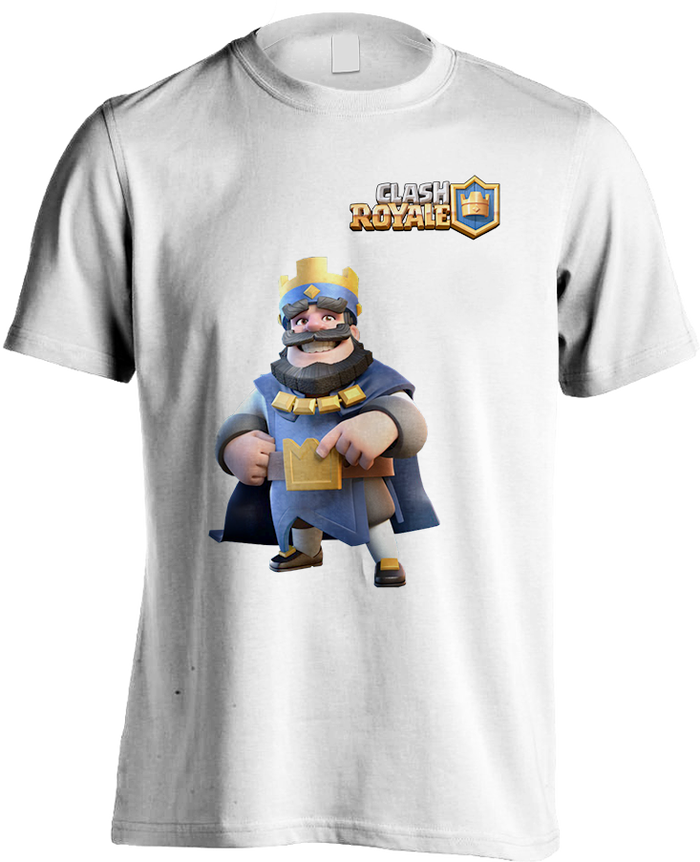 Kaos King Blue / Clash Royale / Gratis Nama Clans / - T-shirt (700x862), Png Download