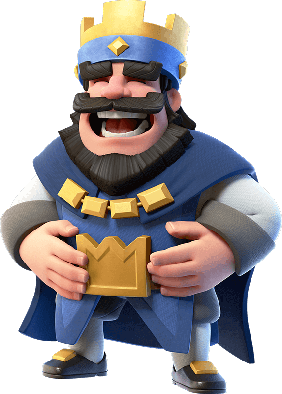 Clash Royale King (573x800), Png Download