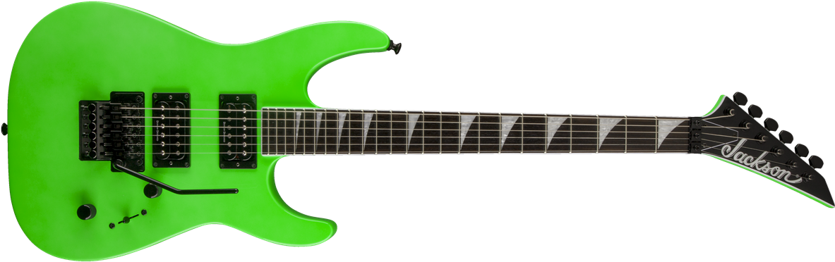 Jackson X Series Soloist Slx Electric Guitar Slime - Lime Green Jackson Guitar (1186x386), Png Download