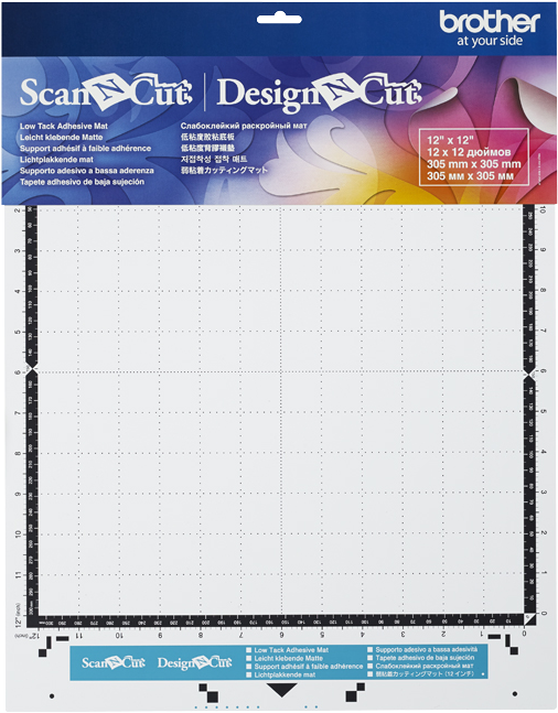 Low Tack Adhesive Mat 12"x12" - Brother Scan And Cut Mat (800x800), Png Download