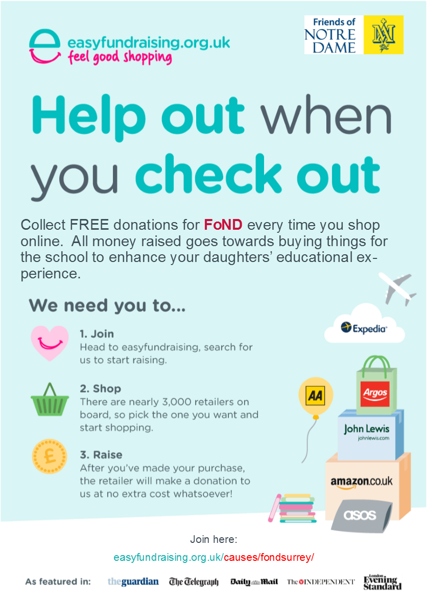 Fond Is The Friendly, Fundraising Face Of Notre Dame - Easy Fundraising Flyer (845x1188), Png Download