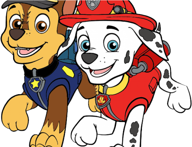 Character Clipart Paw Patrol - Marshall Paw Patrol Png (640x480), Png Download