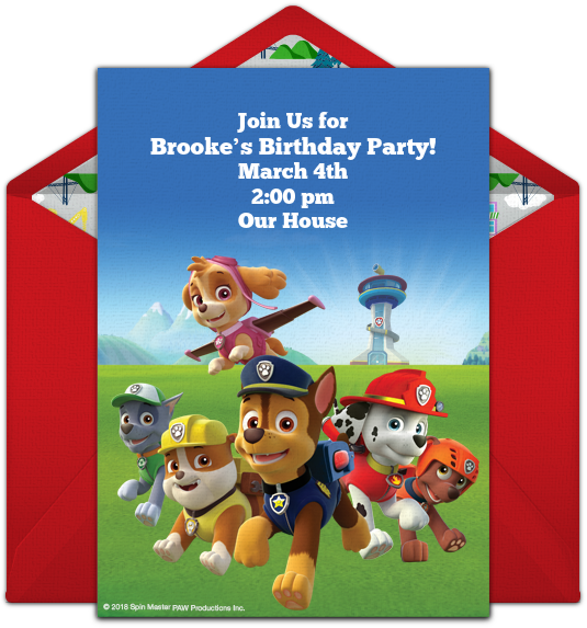 Paw Patrol Ready For Action Online Invitation - Paw Patrol Live In Manila (650x650), Png Download