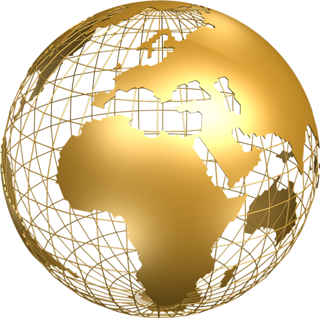 E Bbca Ba Ea Ec Bda E Png Trnasparent Gold Globe - Power Cathedral International (640x637), Png Download