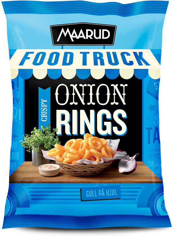 Food Truck Crispy Onion Rings - Convenience Food (564x828), Png Download