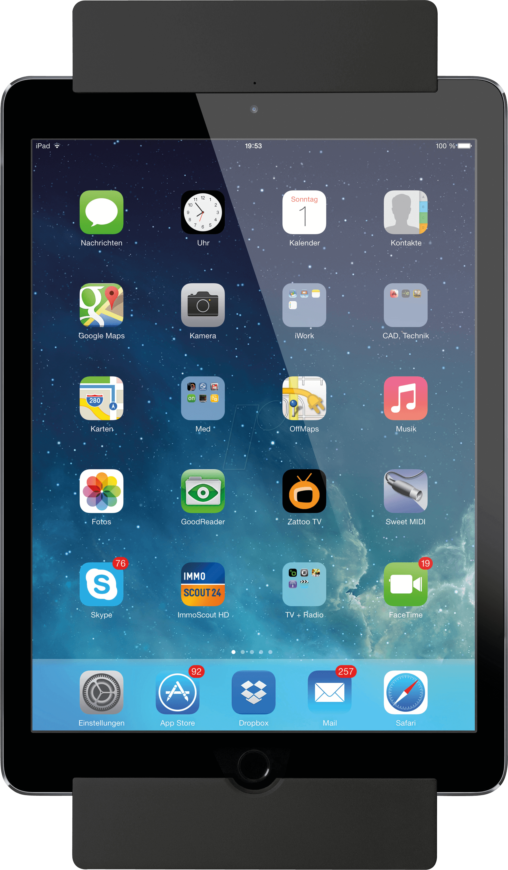 Wallmount For Ipad Air, Ipad Pro 9,7 Smart Things Sd - Wandhalterung Ipad (1754x3000), Png Download