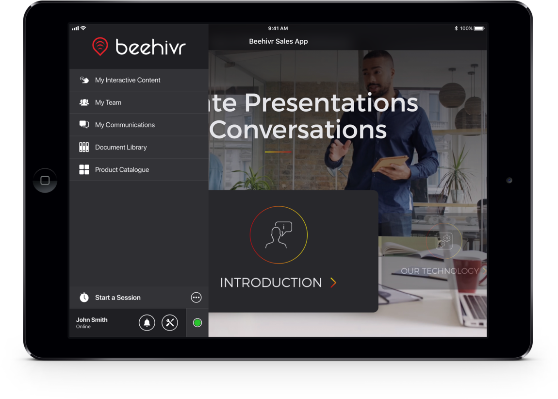 Ipad Air Silver Menubeehivr - Tablet Computer (1150x822), Png Download