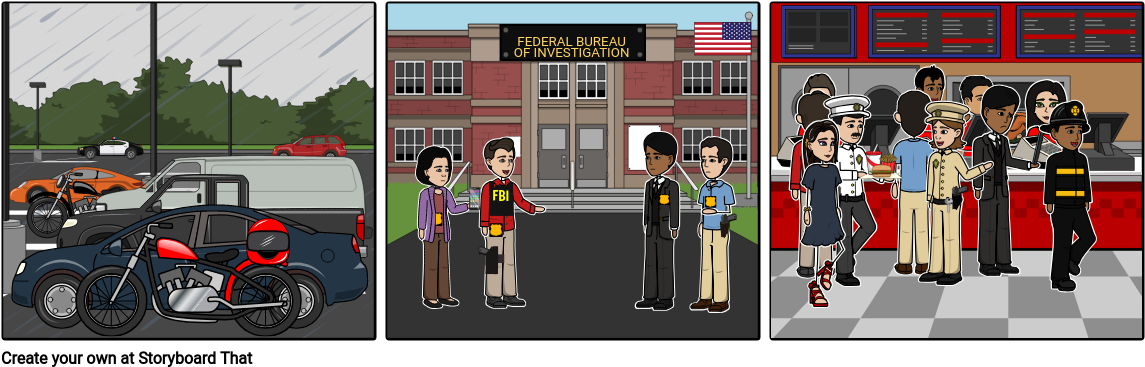 Fbi - Cartoon (1165x386), Png Download