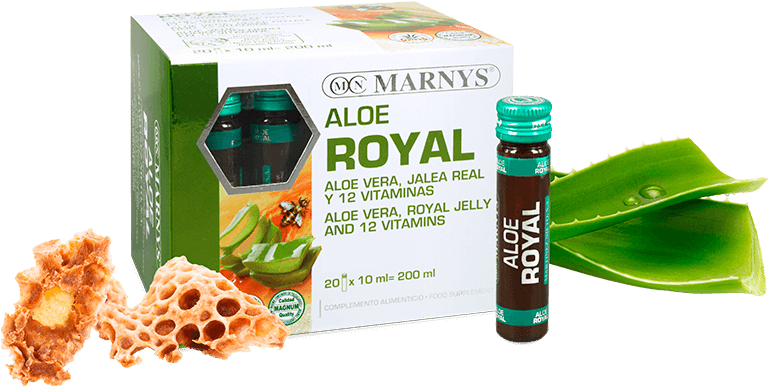 Mnv642 - Aloe Royal - Marny's Aloe Royal 20viales (vitamins & Supplements (768x768), Png Download