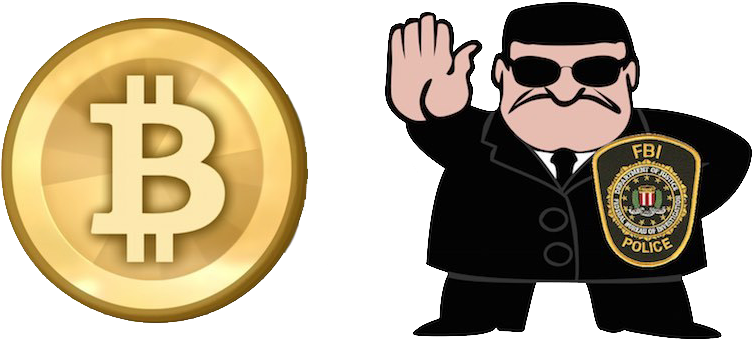 Bitcoin Fbi - Png Security Guard Cartoon (800x385), Png Download