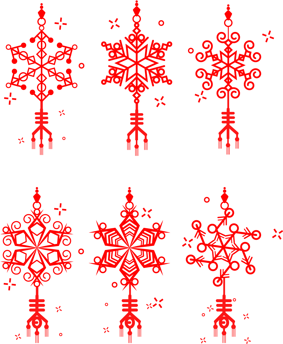 Chinese Knot Spring Word Creative Snowflake Element (1024x1370), Png Download