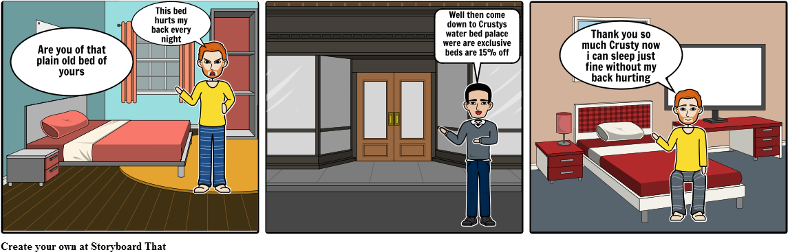 Crustys Water Bed Palace - Cartoon (1164x385), Png Download