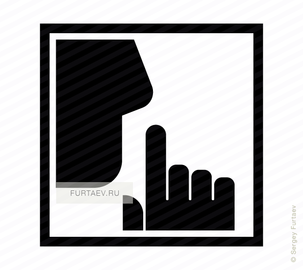 Vector Icon Of Man Asking To Keep Silence Holding His - Vector Graphics (620x553), Png Download