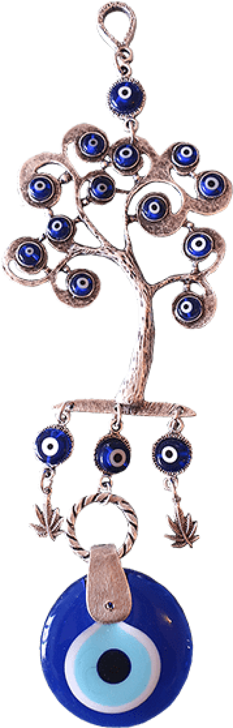 Free Png Download Turkish Evil Eye Pendant Png Images - Earrings (480x1497), Png Download
