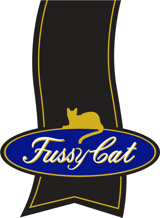 Main Navigation - Fussy Cat Pet Food Logo (678x899), Png Download