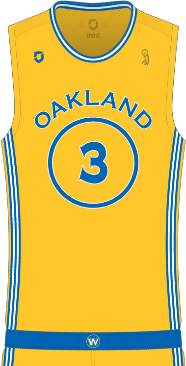 Golden State Warriors Alternate - Vest (800x800), Png Download