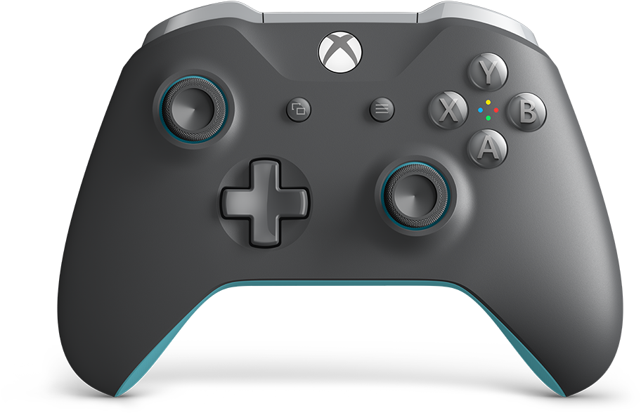 Xbox One Controller Grey And Black (1080x839), Png Download