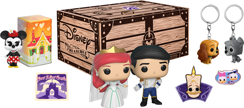 Ever After Castle Subscription Box - Disney Treasure Box Funko (936x417), Png Download