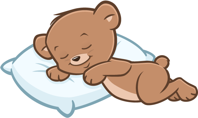 720 X 720 2 - Bear Sleeping Cartoon (720x720), Png Download