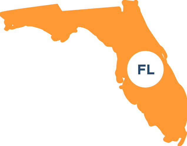 About The Law Center - Florida With No Background (636x495), Png Download