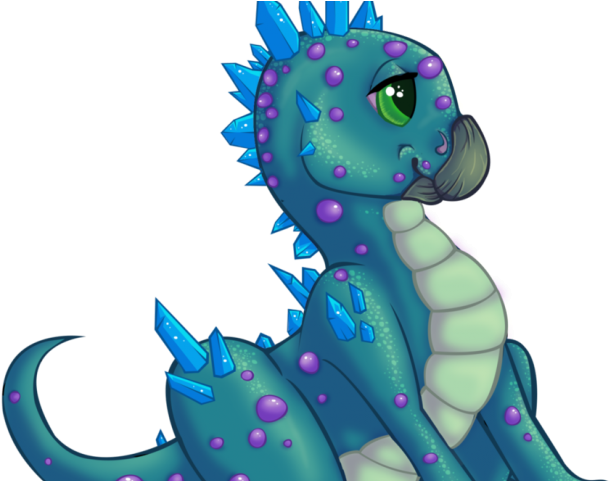 Blue Dragon Clipart Colorful Baby - Dragons Baby Clipart (640x480), Png Download