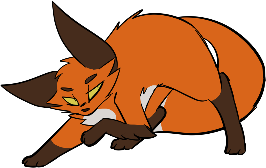 Fox Clipart Strong - Cartoon Strong Fox (1024x634), Png Download