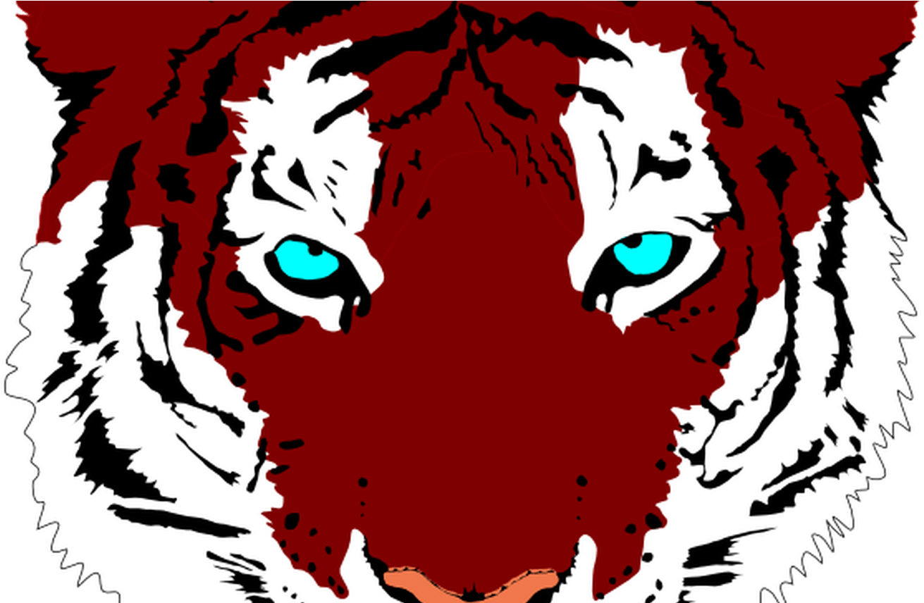 Bengal Cat Clipart - Png Golden Tiger (1368x855), Png Download