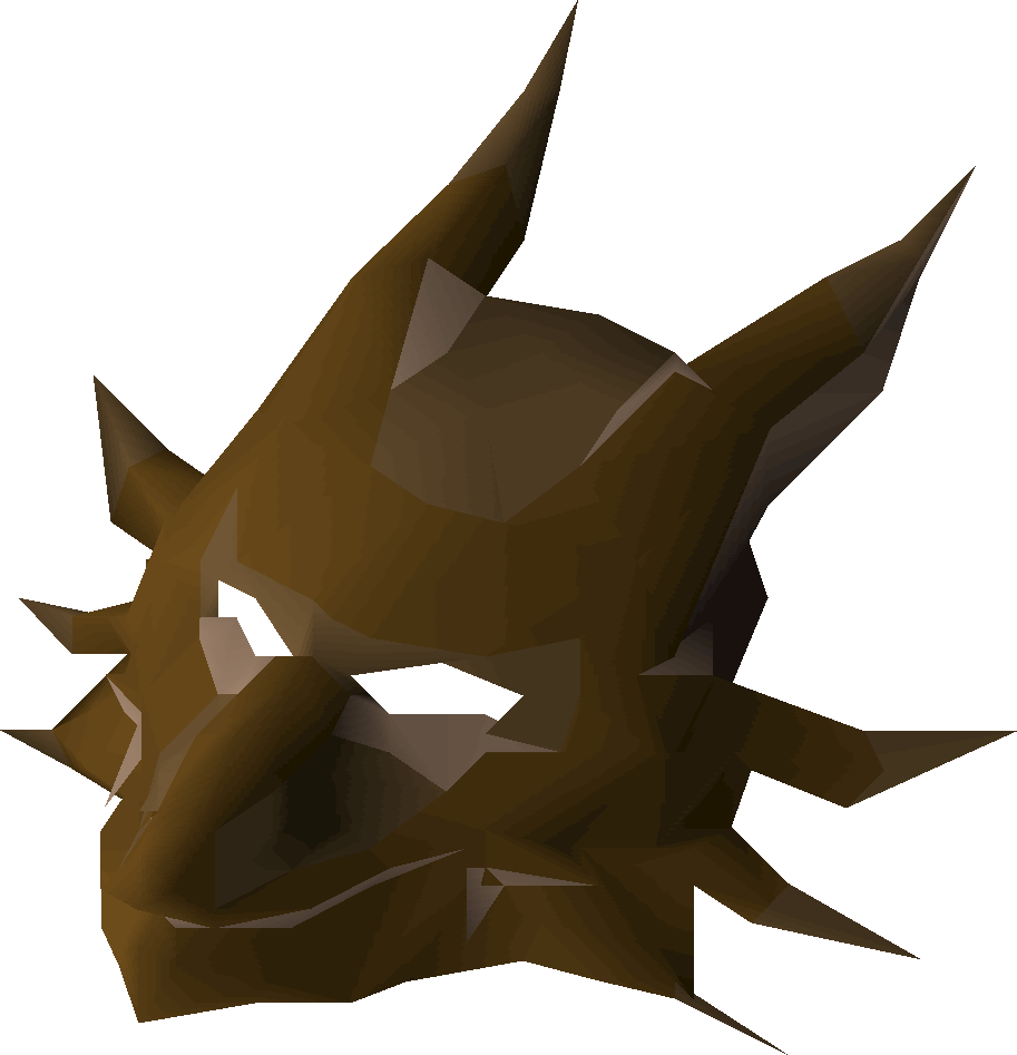 Download Osrs Bronze Dragon Transparent Background Black Dragon Mask Full Size PNG Image
