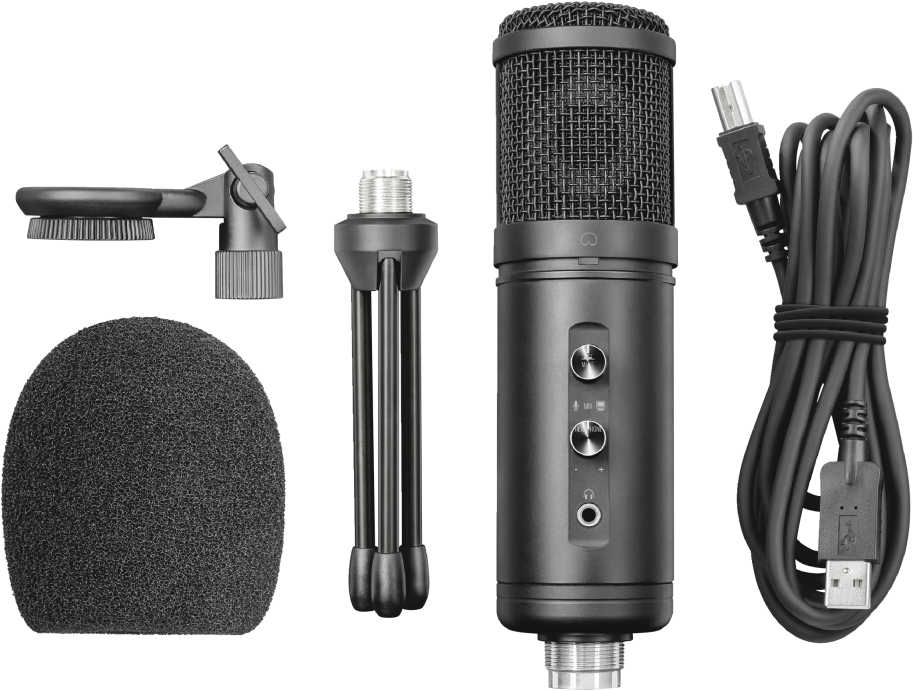 Signa Hd Studio Microphone - Trust Signa Hd Studio (999x768), Png Download