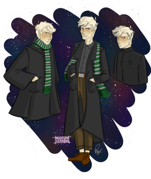 Draco And Harry Fan Art (500x707), Png Download