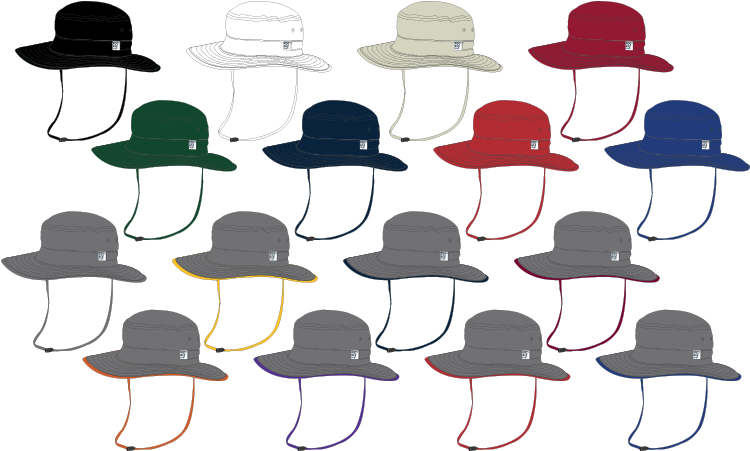 Custom Bucket Hats (1000x475), Png Download