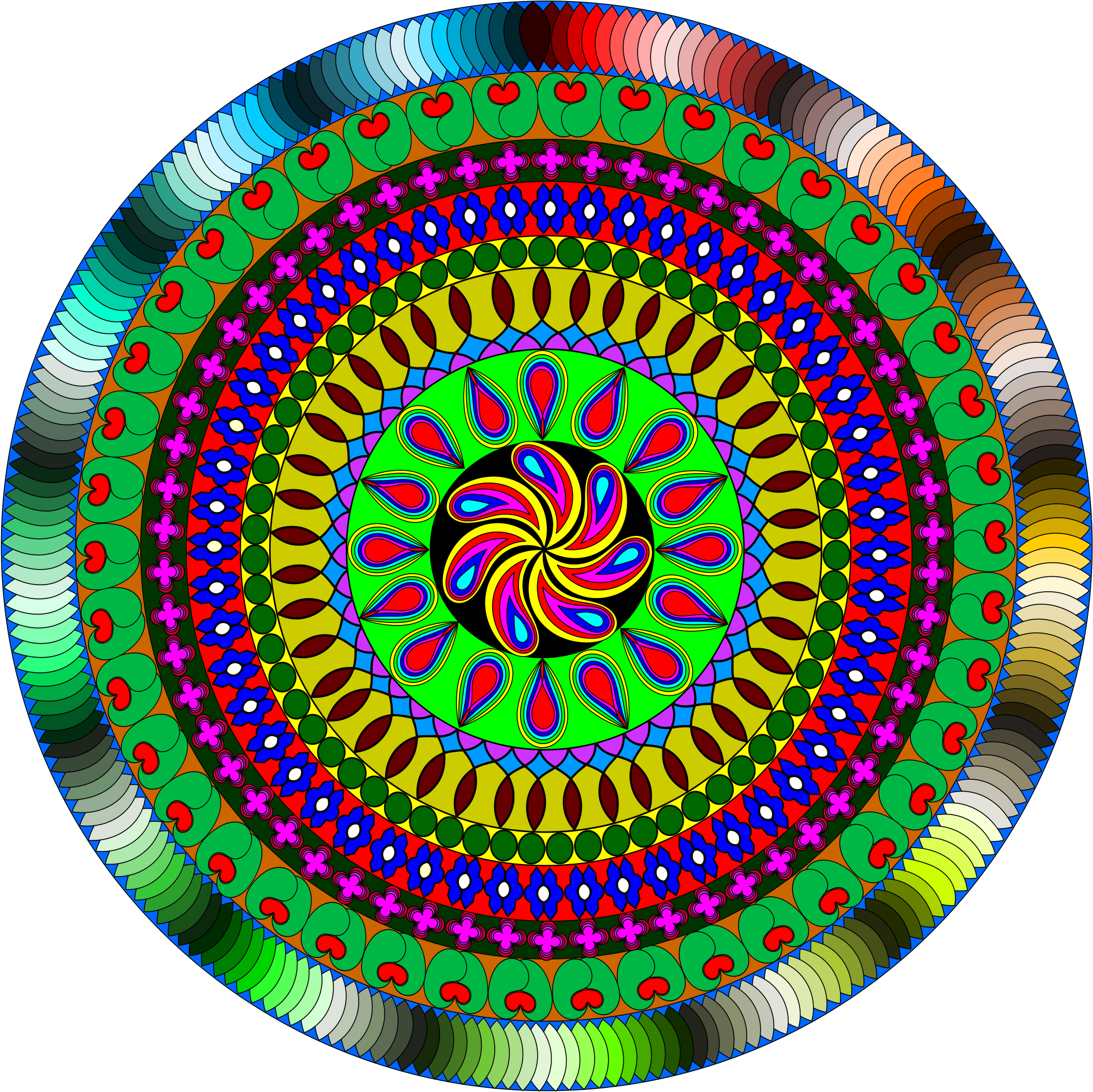 Big Image - Mandala (2400x2400), Png Download