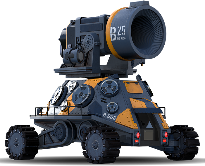 Based On A Vehicle Used By Environment Central To Wrangle - Cannon (700x623), Png Download