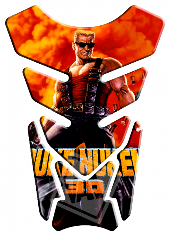 Adesivo Protetor De Tanque Duke Nukem 3d - Duke Nukem (800x800), Png Download